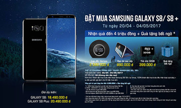 Nhận quà 3,5 triệu đồng khi đặt mua Samsung Galaxy S8