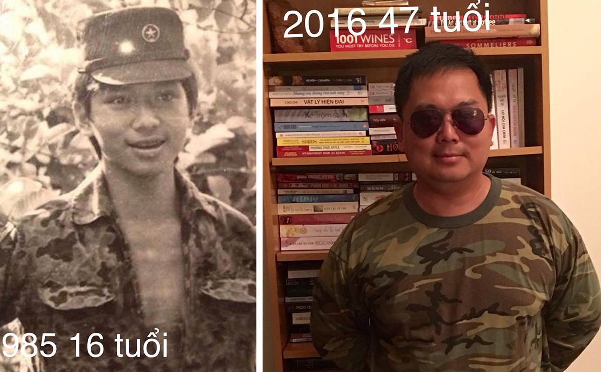 <p> Chủ tịch FPT Software Hoàng Nam Tiến có vẻ như "dậy thì thành công" khi tăng từ 68 kg lên 92 kg sau 31 năm.</p>