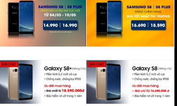 Loạn giá Galaxy S8 ở Việt Nam