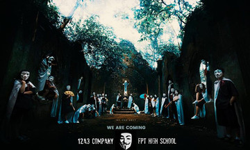 Teen FPT School hóa thân thành Anonymous