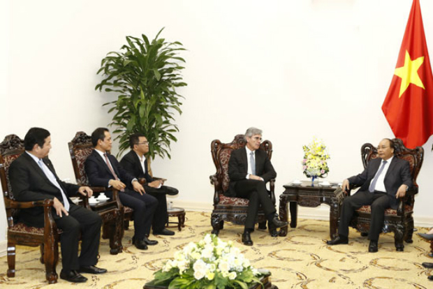 Thủ tướng Nguyễn Xuân Phúc tiếp  Chủ tịch kiêm Tổng giám đốc Tập đoàn Siemens (Đức), ông Joe Kaeser