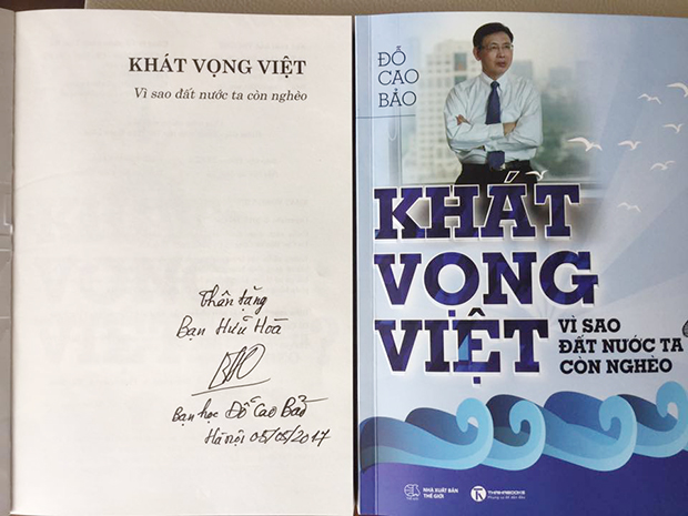 Cuốn sách "Khát vọng Việt - Vì sao đất nước ta mãi nghèo".