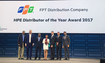FPT Trading là nhà phân phối duy nhất Việt Nam được HPE vinh danh