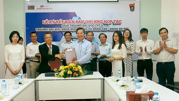 Thoả thuận được ký kết mở ra nhiều cơ hội hợp tác giữa Tổ chức Giáo dục FPT và Đại học Quốc gia Hà Nội