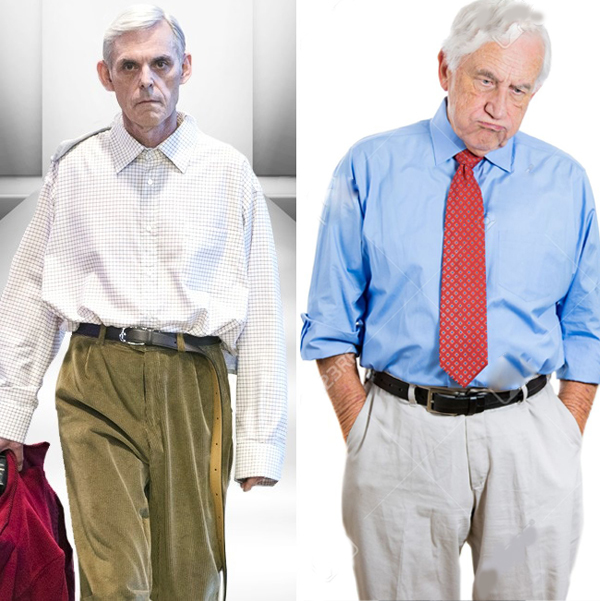 <p> Set đồ Ông nội đau buồn: Có thể bạn không tin nhưng bộ đồ rộng thùng thình trông hệt như đồ ông nội ở hình trái chính là một tác phẩm được trình diễn trong khuôn khổ haute conture đắt đỏ. </p>