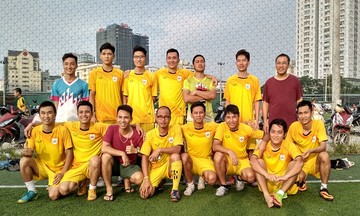Tuyển FPT tranh tài tại giải bóng đá báo Đấu thầu 2017