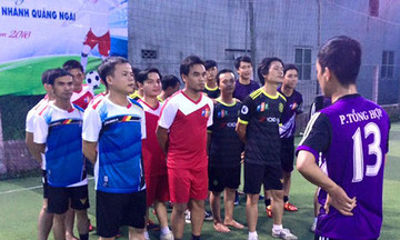 'Cáo' Quảng Ngãi khởi tranh giải bóng đá