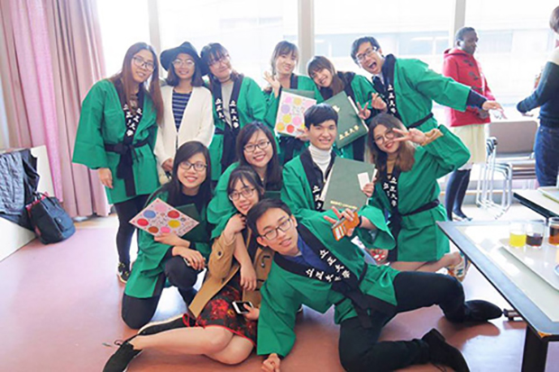 Một giờ lên lớp của sinh viên ngành Ngôn ngữ Nhật (Đại học FPT) khi tham gia học kỳ nước ngoài tại Đại học Rissho, Nhật Bản.