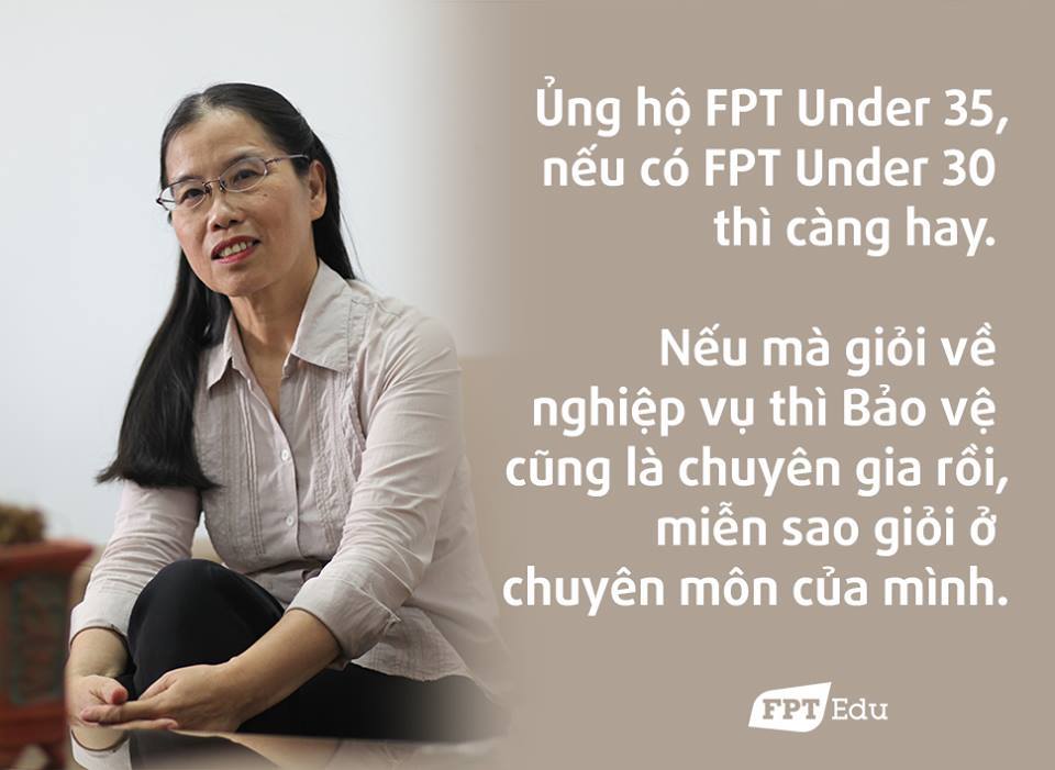 <p> Chị Nguyễn Thị Kim Ánh - Phó Hiệu trưởng ĐH FPT.</p>