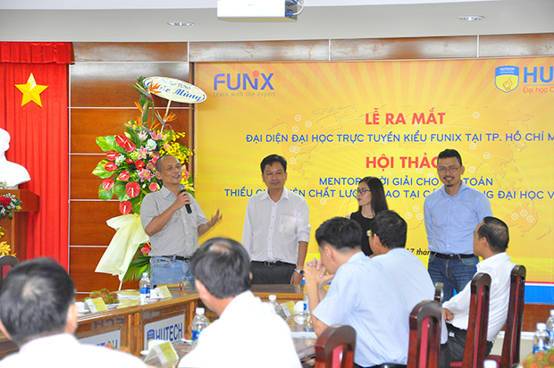 Lễ ra mắt được tổ chức tại Hội trường ĐH HUTECH, quận Bình Thạnh.