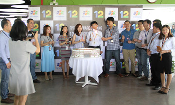 Người FPT Software Đà Nẵng đón sinh nhật ở căng-tin