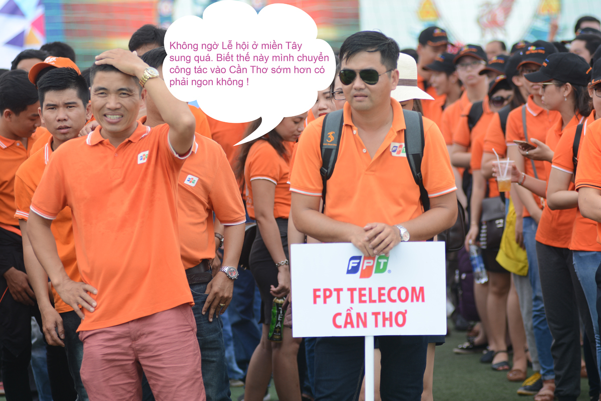 <p> "Lễ hội vui quá, không say không được" là lời tâm sự của anh Trần Hùng Thường - tân GĐ FPT Telecom Cần Thơ. </p>