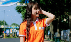 Vẻ đẹp hồn nhiên của tân sinh viên FPT