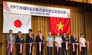 Chủ tịch FPT mơ mở ĐH ở Nhật trong lễ khai trương Okinawa R&D