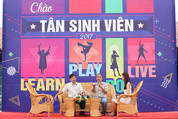 Hiệu trưởng FUNiX Nguyễn Thành Nam chia sẻ trong chương trình Chào tân sinh viên 2017.