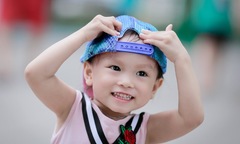 Khoảnh khắc bé yêu mùa Trung thu