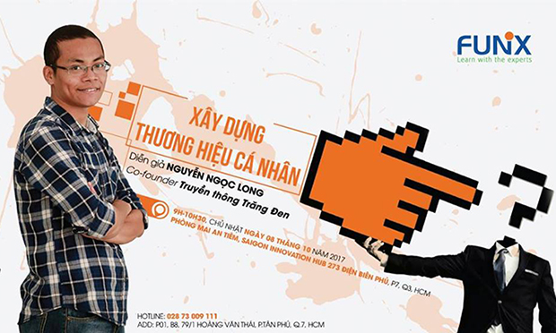 Anh Nguyễn Ngọc Long, đồng sáng lập Truyền thông Trăng đen (Blackmoon), blogger, người làm truyền thông xã hội nổi tiếng trên cộng đồng mạng.