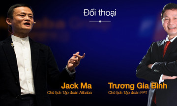 Chủ tịch FPT điều phối phiên đối thoại của Jack Ma tại VEPF