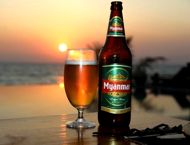 Bia truyền thống của Myanmar chỉ được đặt với cái tên duy nhất là “Myanmar Beer”