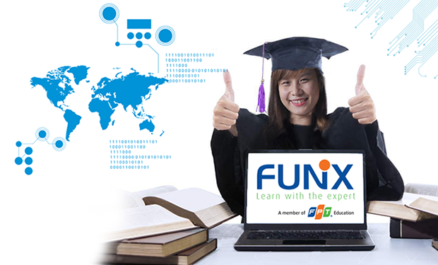 FUNiX - Trường Đại học trực tuyến đầu tiên ở Việt Nam.