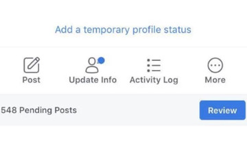 Facebook thử nghiệm status tạm thời