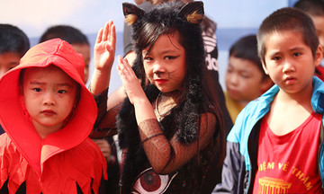 Học sinh Tiểu học FPT hóa trang đến trường ngày Halloween