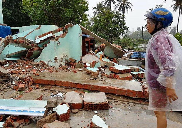 Khánh Hòa và Phú Yên là hai trong số các địa phương chịu thiệt hại nặng nề nhất do bão số 12 gây ra. Ảnh