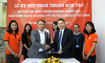 BTEC FPT hợp tác đào tạo tuyển dụng với Tek Experts Việt Nam
