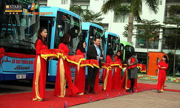 Khai trương tuyến xe bus Kim Mã - ĐH FPT
