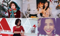 Phái nữ FPT đồng loạt đăng ảnh đón Giáng sinh
