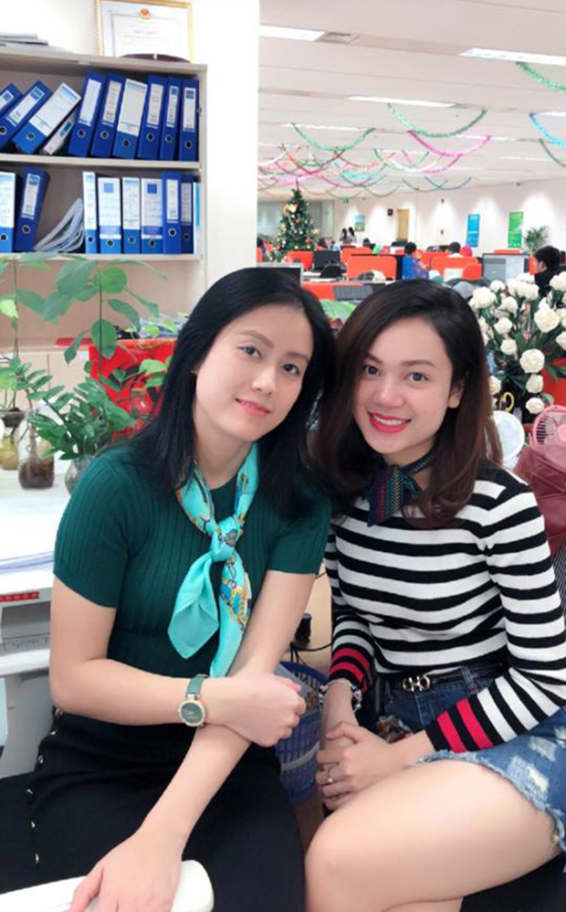 <p> Bức ảnh chị Phạm Phương Thảo (bên phải) và chị Trần Thị Hoàng Lê (FPT IS FTU HN) nhận được nhiều "like và comment" của cánh mày râu.</p>
