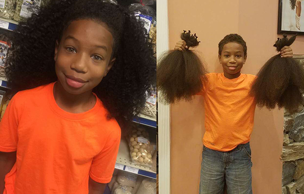 <p> "Cháu trai tôi quyết nuôi tóc suốt 2 năm để tặng cho những đứa trẻ mắc bệnh ung thư".</p>