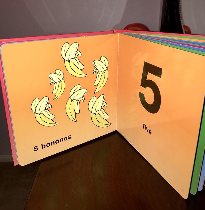 <p> Trong hình là 6 quả mà sao sách lại ghi là số 5. </p>