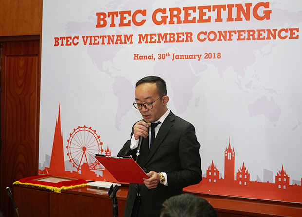 Ông Lê Tuấn Dũng - Giám đốc phát triển Pearson, chủ tịch Tổ chức Giáo dục BTEC Việt Nam