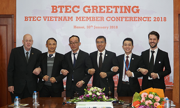 BTEC Greeting chào mừng trường Quốc tế CHM gia nhập Tổ chức giáo dục BTEC Việt Nam.