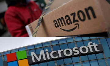 Amazon lần đầu vượt Microsoft về giá trị thị trường