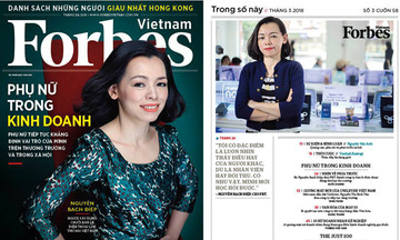 ‘Người đàn bà thép’ lên trang bìa Forbes Việt Nam