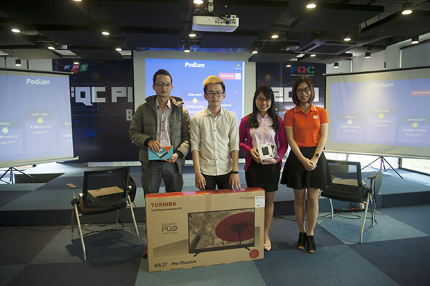 3 ứng viên xuất sắc trúng các giải thưởng có giá trị từ chương trình qua mini game tìm hiểu về dự án M35.