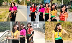 Người đẹp FPT khoe sắc cùng hoa ban trắng