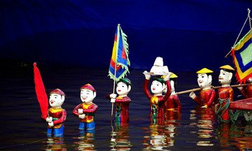FPT Small nhà Phần mềm Hà Nội thưởng thức múa rối nước