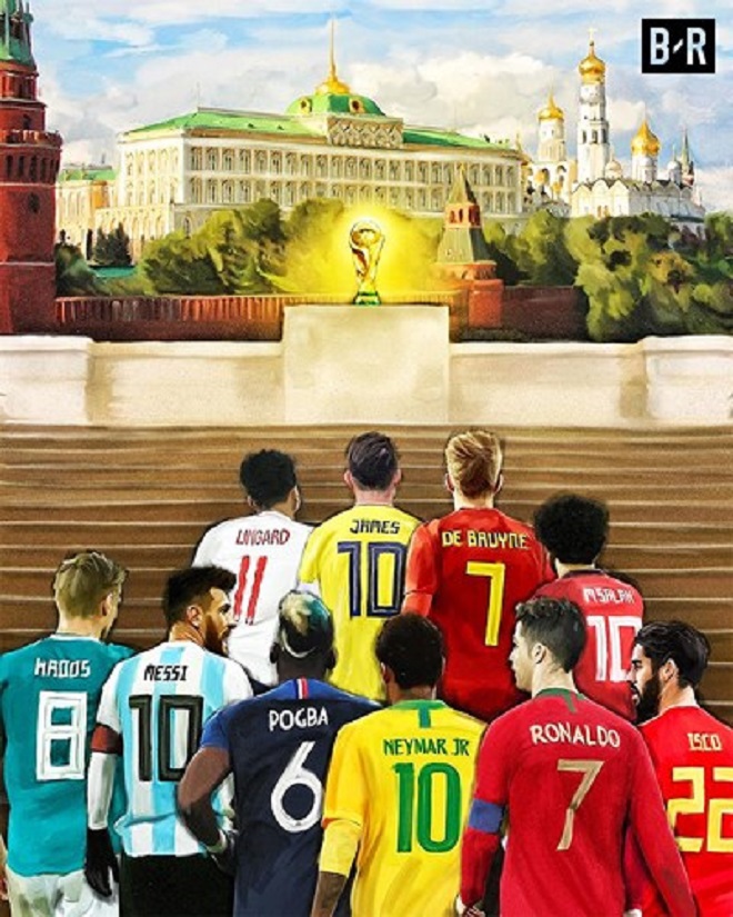 <p class="Normal" style="text-align:justify;"> World Cup 2018 tại Nga là nơi hội tụ của những ngôi sao xuất sắc nhất thế giới bóng đá. </p>