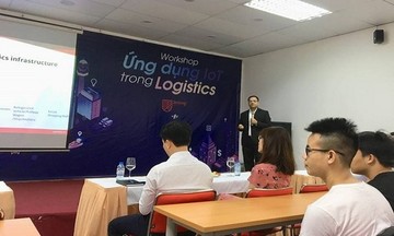 Gần 100 sinh viên tham gia Hội thảo 'Ứng dụng IoT trong Logistics'