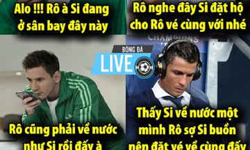 Sợ buồn, Messi và Ronaldo gọi điện thoại rủ nhau về nước