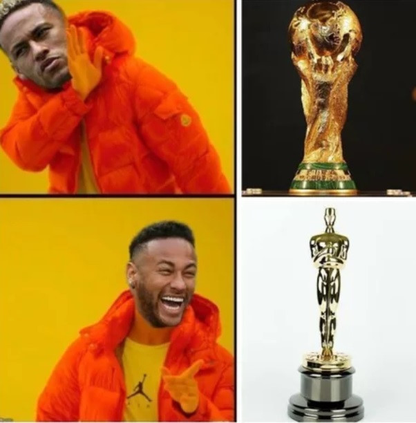 <p class="Normal" style="text-align:justify;"> Nhiều người hâm mộ còn cho rằng không phải Cup vàng World Cup, mà tượng vàng Oscar mới là thứ Neymar thực sự mong muốn.</p>