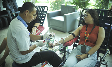 180 đơn vị máu được người FPT HCM hiến tặng
