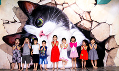 FPT Small 'đắm chìm' vào thế giới nghệ thuật tranh 3D