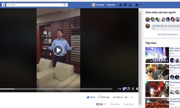 Video Chủ tịch Trương Gia Bình hát 'FPT Dòng sông lời thề' hút view Facebook