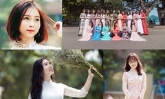 Các cô gái 'vạn người mê' FQC tỏa nắng khi diện áo dài