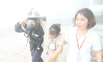 F-Ville Hòa Lạc diễn tập phòng cháy chữa cháy