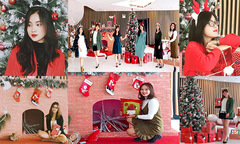 Gái xinh nhà F Đà Nẵng rạng ngời Giáng sinh
